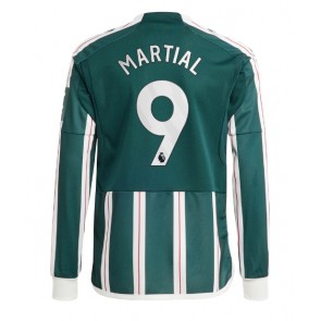 Manchester United Anthony Martial #9 Replica Away Stadium Shirt 2023-24 Long Sleeve